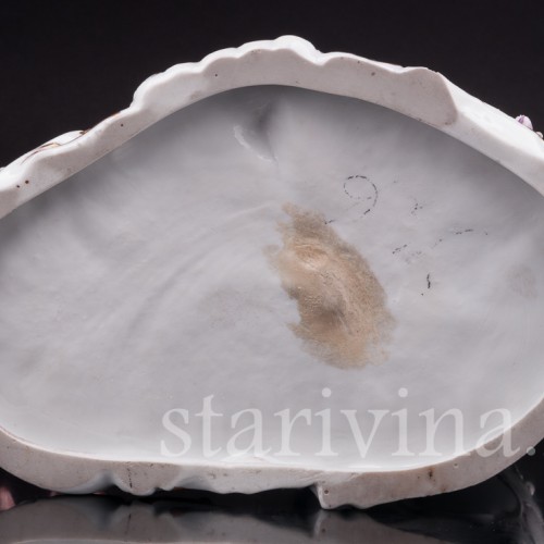 Композиция из фарфора За вышивкой, кружевная, Volkstedt, Германия, до 1935 г.