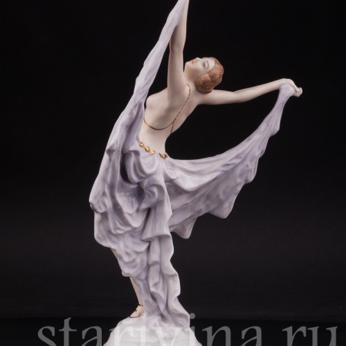 Статуэтка девушки из фарфора Танец, Hutschenreuther, Германия, 1929-39 гг.