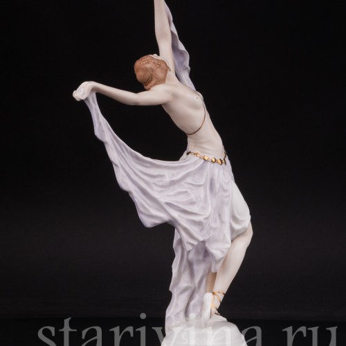 Статуэтка девушки из фарфора Танец, Hutschenreuther, Германия, 1929-39 гг.