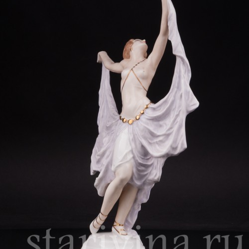 Статуэтка девушки из фарфора Танец, Hutschenreuther, Германия, 1929-39 гг.