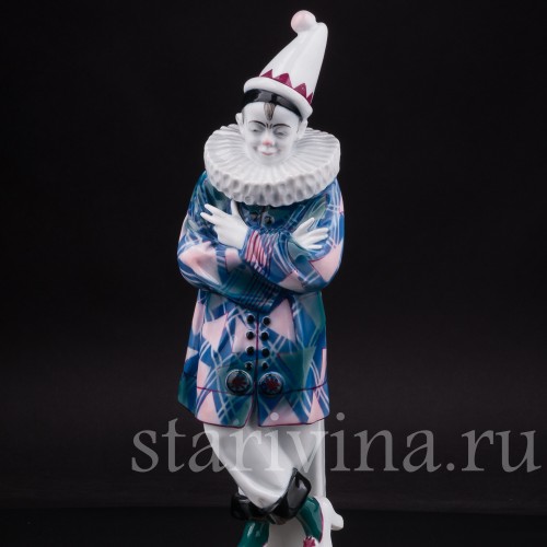 Фарфоровая статуэтка Клоун Karl Ens, Германия, 1920-30 гг.