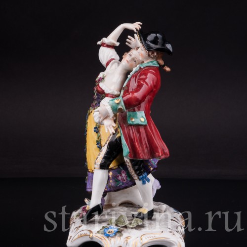 Фарфоровая статуэтка Танцующая пара Ackermann & Fritze, Германия, пер. пол. 20 века.