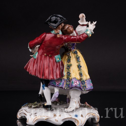 Фарфоровая статуэтка Танцующая пара Ackermann & Fritze, Германия, пер. пол. 20 века.