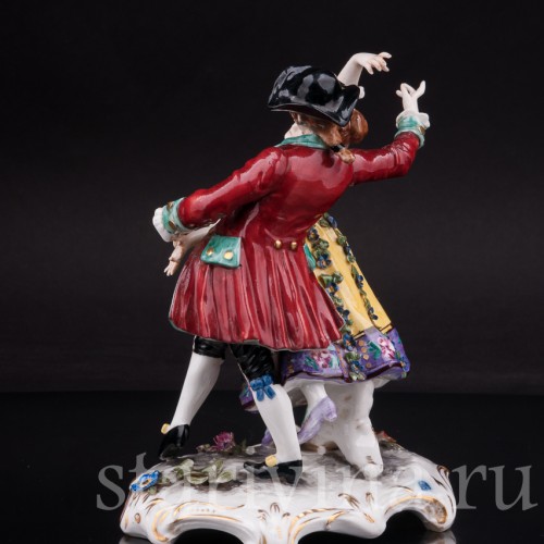 Фарфоровая статуэтка Танцующая пара Ackermann & Fritze, Германия, пер. пол. 20 века.
