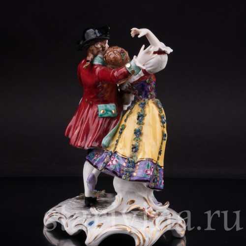 Фарфоровая статуэтка Танцующая пара Ackermann & Fritze, Германия, пер. пол. 20 века.