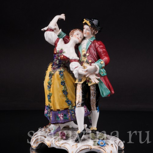 Фарфоровая статуэтка Танцующая пара Ackermann & Fritze, Германия, пер. пол. 20 века.