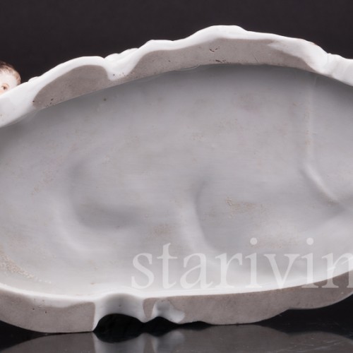 Фарфоровая композиция Чаепитие, кружевная, Volkstedt, Германия, до 1935 г.