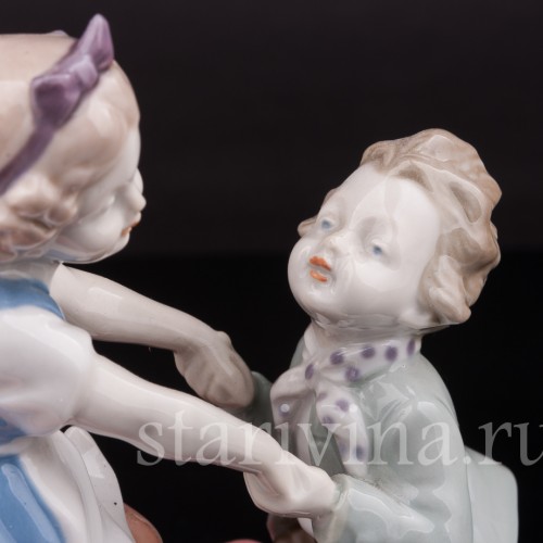 Фарфоровая фигурка Житейская история, Wagner & Apel, Германия, 1951-74 гг.