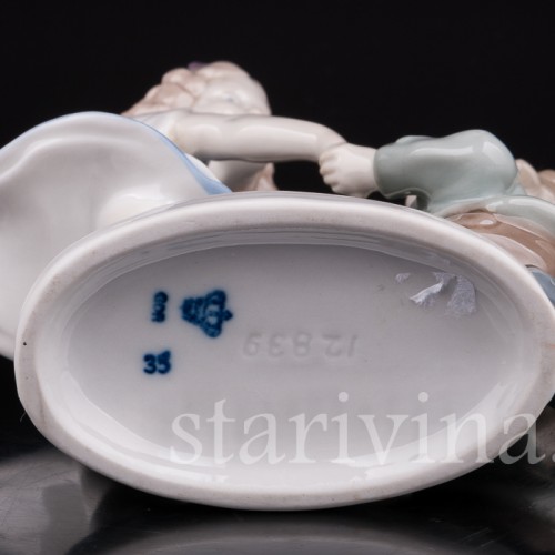 Фарфоровая фигурка Житейская история, Wagner & Apel, Германия, 1951-74 гг.