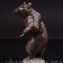 Фарфоровая статуэтка Стоящий медведь, Rosenthal, Германия, 1960 гг.