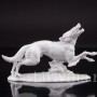 Фарфоровая статуэтка Бегущая собака, Rosenthal, Германия, 1920-30 гг.