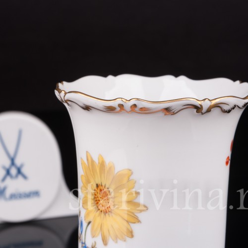Декоративная фарфоровая Вазочка, Meissen, Германия, 1969 г.