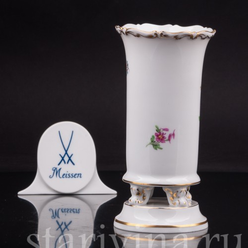Декоративная фарфоровая Вазочка, Meissen, Германия, 1969 г.