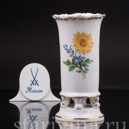 Декоративная фарфоровая Вазочка, Meissen, Германия, 1969 г.