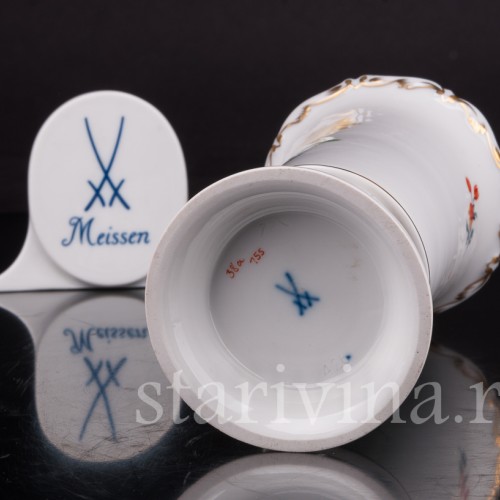 Декоративная фарфоровая Вазочка, Meissen, Германия, 1969 г.