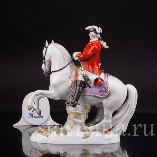 Статуэтка из фарфора Кавалер на коне, Meissen, Германия, 1975 г.
