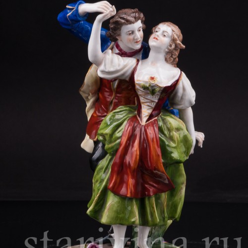 Фарфоровая статуэтка Танцующая пара, Von Schierholz, Германия, нач. 20 века.