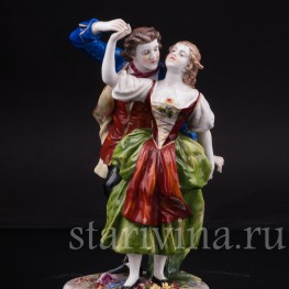Фарфоровая статуэтка Танцующая пара, Von Schierholz, Германия, нач. 20 века.