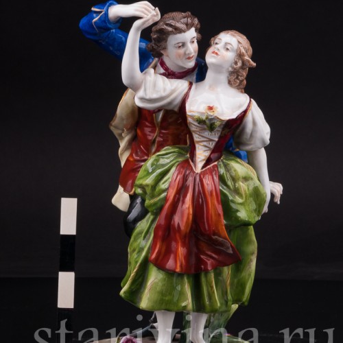 Фарфоровая статуэтка Танцующая пара, Von Schierholz, Германия, нач. 20 века.