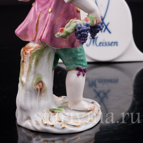 Фигурка из фарфора Мальчик с мотыгой, Meissen, Германия, 1955 г.