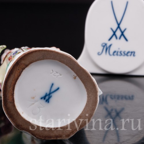 Фигурка из фарфора Мальчик с мотыгой, Meissen, Германия, 1955 г.