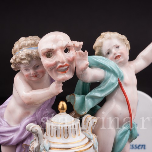 Фарфоровая композиция Аллегория театра, Meissen, Германия, 19 век.