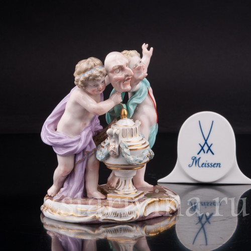 Фарфоровая композиция Аллегория театра, Meissen, Германия, 19 век.