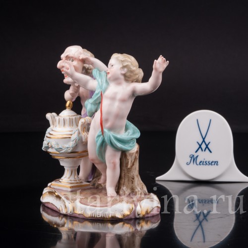 Фарфоровая композиция Аллегория театра, Meissen, Германия, 19 век.