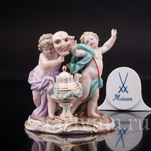 Фарфоровая композиция Аллегория театра, Meissen, Германия, 19 век.