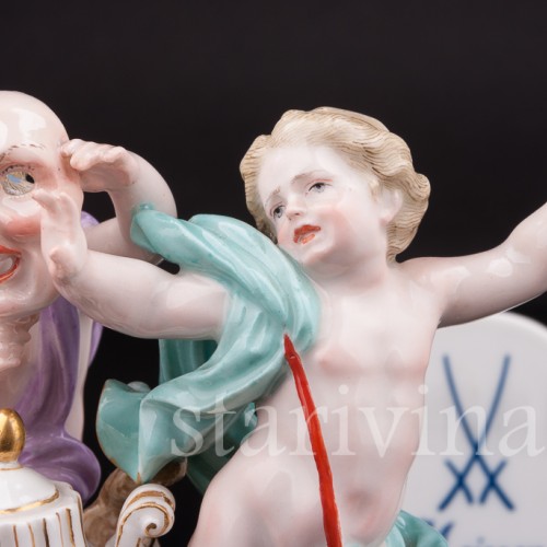 Фарфоровая композиция Аллегория театра, Meissen, Германия, 19 век.