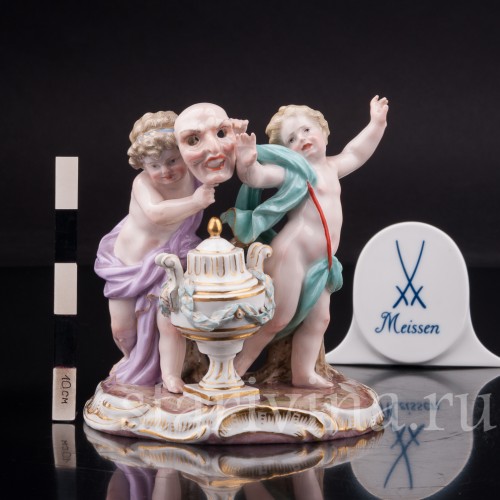 Фарфоровая композиция Аллегория театра, Meissen, Германия, 19 век.