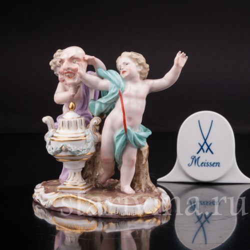Фарфоровая композиция Аллегория театра, Meissen, Германия, 19 век.