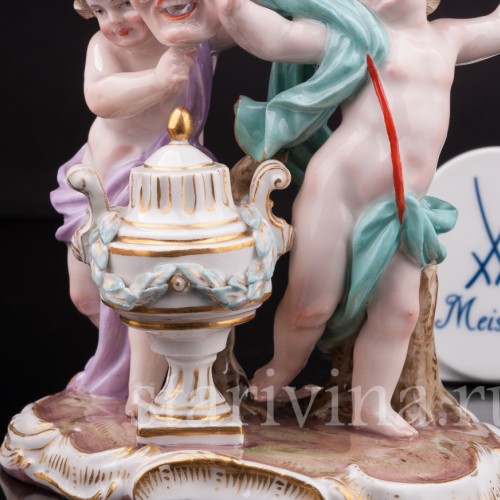 Фарфоровая композиция Аллегория театра, Meissen, Германия, 19 век.