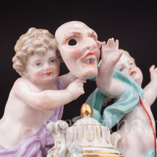 Фарфоровая композиция Аллегория театра, Meissen, Германия, 19 век.
