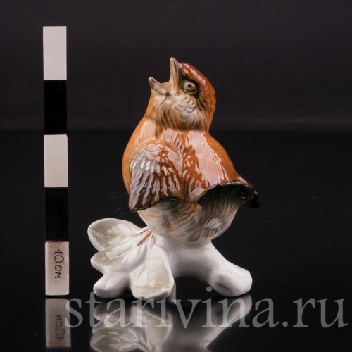 Фарфоровая фигурка птицы Птенец, Karl Ens, Германия, вт. пол. 20 века.