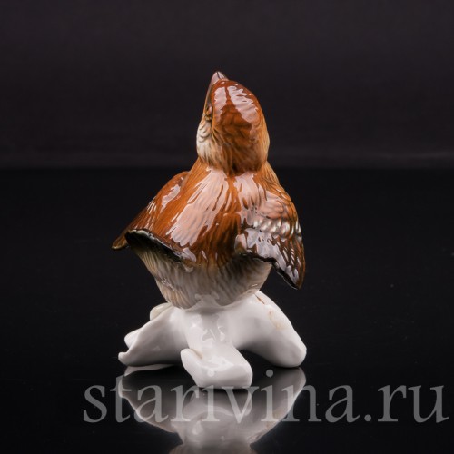 Фарфоровая фигурка птицы Птенец, Karl Ens, Германия, вт. пол. 20 века.