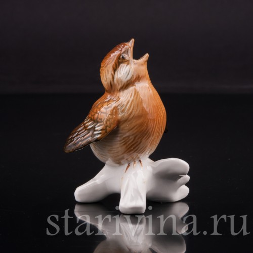 Фарфоровая фигурка птицы Птенец, Karl Ens, Германия, вт. пол. 20 века.