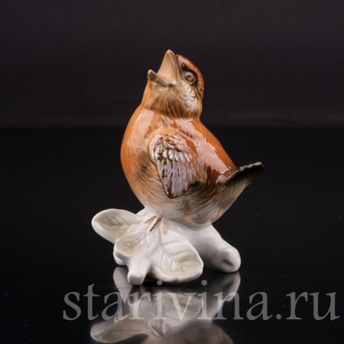 Фарфоровая фигурка птицы Птенец, Karl Ens, Германия, вт. пол. 20 века.