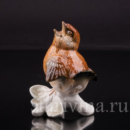 Фарфоровая фигурка птицы Птенец, Karl Ens, Германия, вт. пол. 20 века.