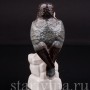 Фигурка птицы из фарфора Сокол сапсан, миниатюра, Goebel, Германия.