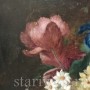 Картина маслом на доске Натюрморт c гнездом, Франция, сер. 19 в.