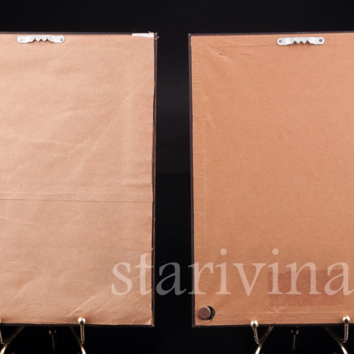 Две картины на фарфоре Сцены охоты, Германия, пер. пол. 20 в.