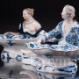 Парные фарфоровые статуэтки Пара с чашами, Meissen, Германия, сер. 19 - нач. 20 вв.