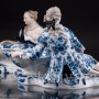 Парные фарфоровые статуэтки Пара с чашами, Meissen, Германия, сер. 19 - нач. 20 вв.