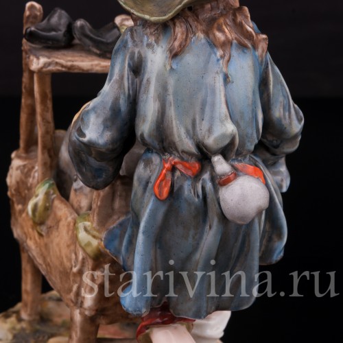 Фарфоровая статуэтка Точильщик, Richard Eckert & Co, Германия, 1908-1912 гг.