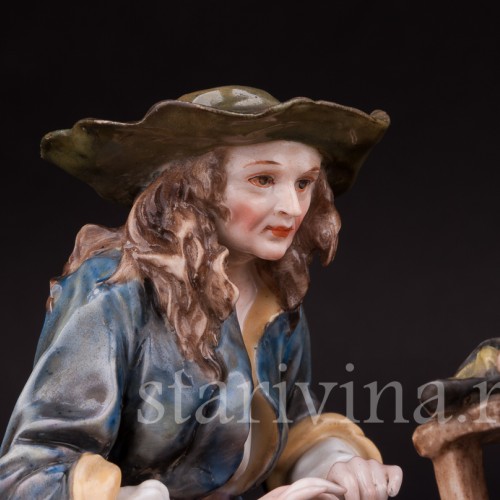 Фарфоровая статуэтка Точильщик, Richard Eckert & Co, Германия, 1908-1912 гг.