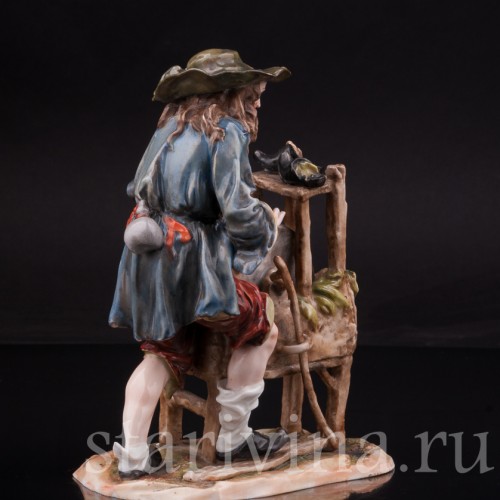 Фарфоровая статуэтка Точильщик, Richard Eckert & Co, Германия, 1908-1912 гг.