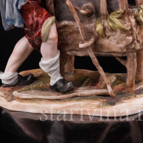 Фарфоровая статуэтка Точильщик, Richard Eckert & Co, Германия, 1908-1912 гг.