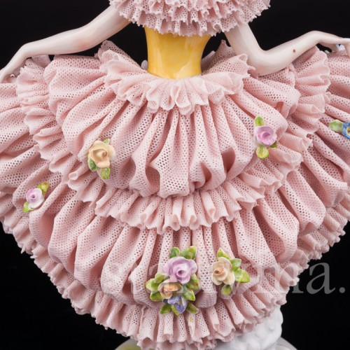 Девушка в шляпке, кружевная, Muller & Co, Германия, 1920-30 гг