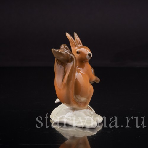 Фарфоровая фигурка Белка, миниатюра, Hutschenreuther, Германия, 1970 гг.